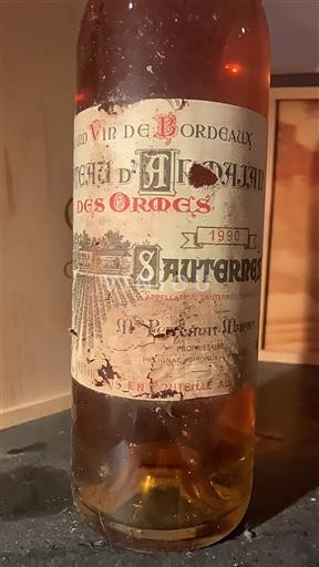 Bordo Сотерн Château Armajan des Ormes 1990