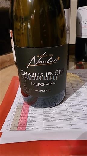 Vini Blanc sec Fourchaume Domaine Naulin 2024 Francia Borgogna Chablis AOC Premier Cru