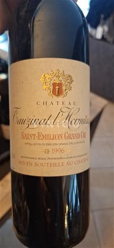 Burdeos Saint-Émilion Gran Cru Grand Cru Château Fauzinat l'Hermitage 1996