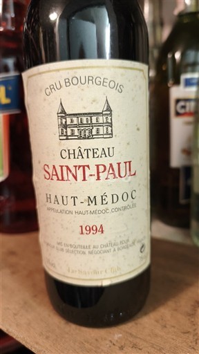 Burdeos Haut-Médoc Château Saint-Paul 1994