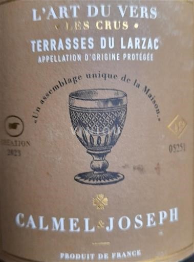 Лангедок Терасе ду Ларзак Calmel & Joseph L'Art du Vers - Les Crus 2023