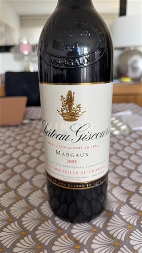 Bordoja Margaux Château Giscours 2001 2001