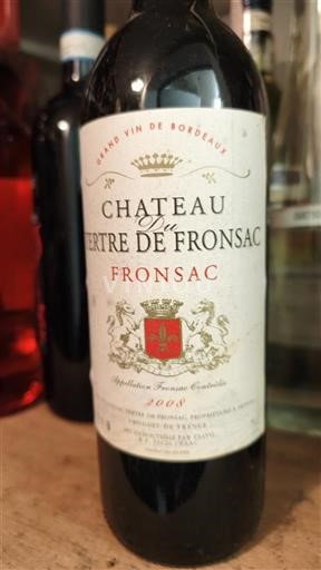 Bordeaux Fronsac Château Tertre de Fronsac 2004