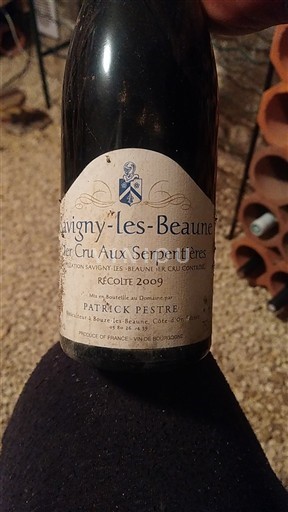Bourgogne Savigny-lès-Beaune Premier Cru Patrick Pestre Aux Serpentières 2009