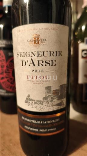 Vinos Rouge sec Seigneurie d'Arse 2015 Francia Languedoc Fitou AOC