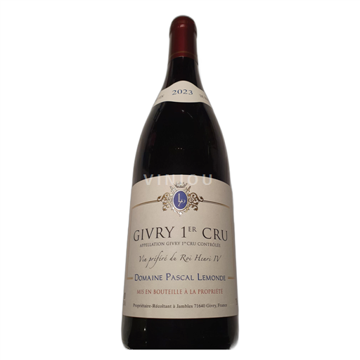 Burgundi Givry Domaine Pascal Lemonde 1er Cru 2023