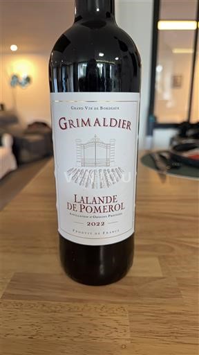 Bordeaux Lalande-de-Pomerol Grimaldier 2022
