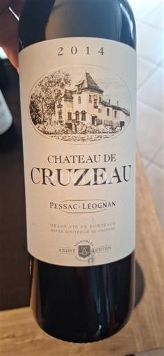 Bordeaux Pessac-Léognan Château Cruzeau 2014