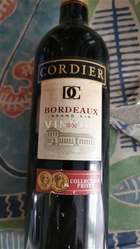 Bordoja Bordo Cordier Collection Privée 2008