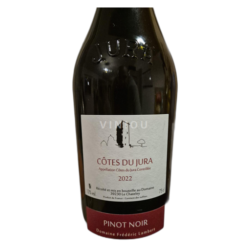 Jura Côtes du Jura Domaine Frédéric Lambert Pinot Noir 2022