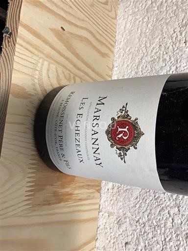 Vin Rouge sec Les Echezeaux Remoissenet Père et Fils 2022 France Bourgogne Marsannay AOC