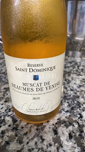 Lugina e Ronës Muscat i Baumes de Venisë Réserve Saint Dominique 2010
