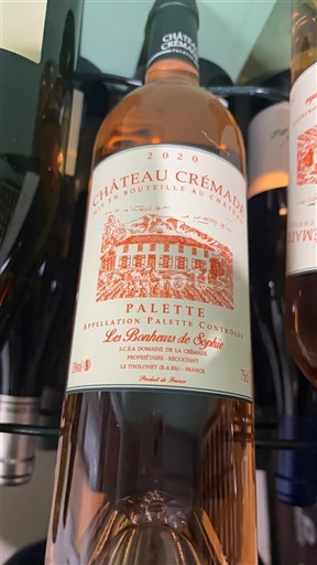 Провинс Палет Château Crémade Les Bonheurs de Sophie 2020