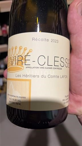 Burgund Viré-Clessé Les Héritiers du Comte Lafon 2023