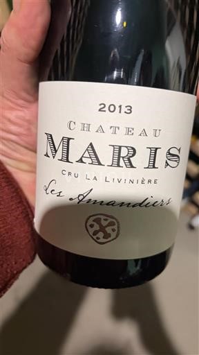 Лангедок Минервоа-ла-ливиниере Château Maris Les Amandiers 2013