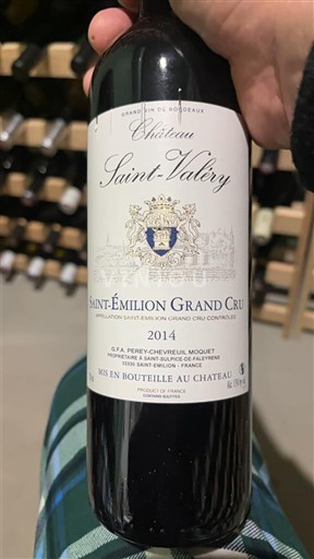 Bordo Сент-Емилион Гранд Кру Château Saint-Valery 2014