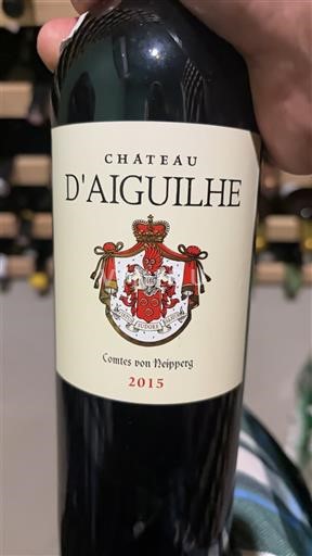 Bordeaux Castillon-côtes-de-bordeaux Château Aiguilhe 2015