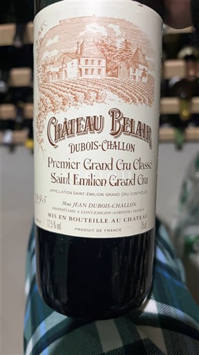 Bordo Сент-Емилион Гранд Кру Château Bel-Air 1995