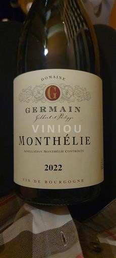 Borgogna Monthélie Domaine Germain 2022