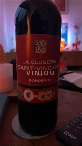 Bordo La Closerie Saint-Vincent 2021