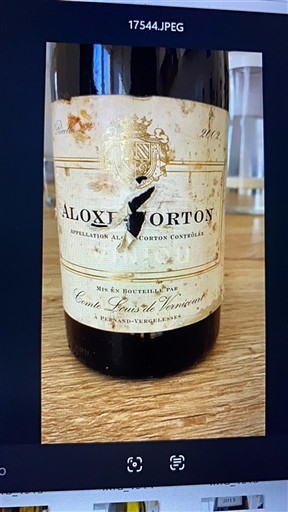 Burgundija Aloxe-Corton Comte Senard 2002