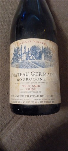 Borgogna Château Germain Vieilles Vignes 2003