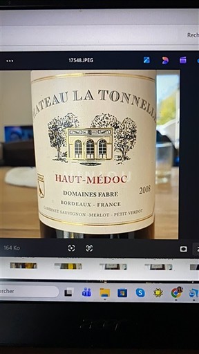 Bordo Haut-Médoc Château La Tonnelle 2008