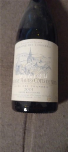 Burgundija Nespecificirano Domaine Chambres des Chambres 2001