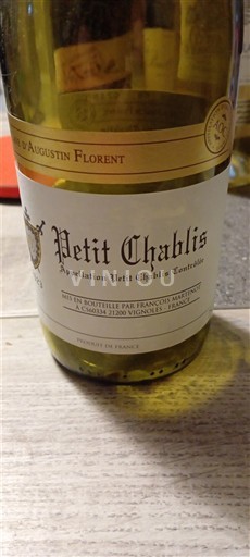 Vini Blanc sec Maison François Martenot / Augustin Florent 2023 Francia Borgogna Petit-chablis AOC