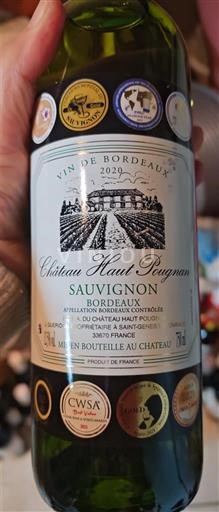 Bordoja Bordo Château Haut Pougnan Sauvignon 2020
