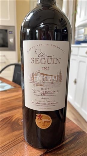 Bordeaux Blaye-côtes-de-bordeaux Château Seguin Réserve Vieilles Vignes 2021