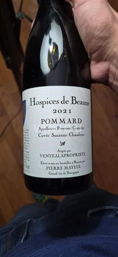 Bourgogne Pommard Hospices de Beaune Suzanne Chaudron 2021