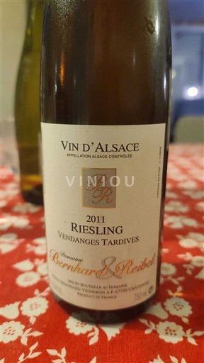 Алзас Аласас Vendanges Tardives Domaine Bernhard & Reibel 2011