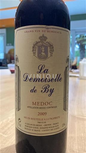 Bordo Медок Château By La Demoiselle de By 2009