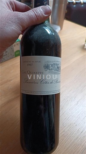 Bordoja Premières-côtes-de-bordeaux Château Logic Cru Quinetet 1997