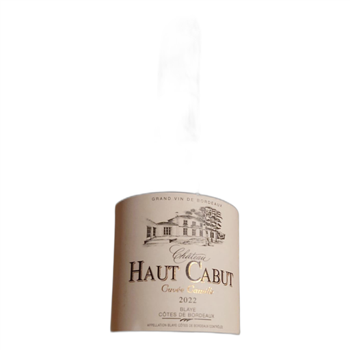 Bordéus Blaye-Côtes-de-Bordéus Haut Cabut Camille 2022