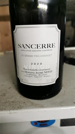Loiredalen Sancerre Domaine André Neveu Le Grand Fricambault 2020