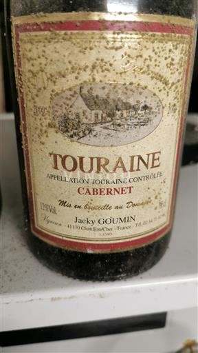 Údolí Loiry Touraine Jacky Goumin Cabernet 2000