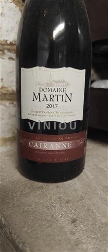 Vale do Ródano Cairanne Domaine Martin 2017