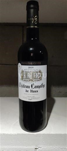 Bordo Château Lamothe de Haux Première 2019