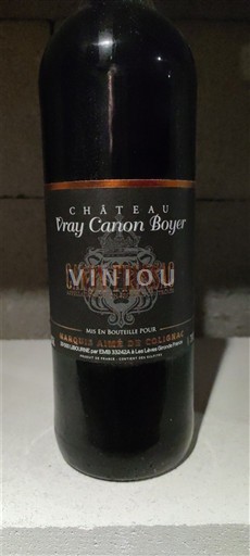 Bordoja Canon-Fronsac Château Vray Canon Boyer 2014