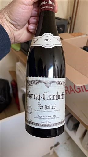 Burgund Gevrey-chambertin Domaine Maume En Pallud 2010