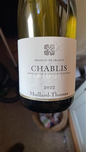 Burgundija Chablis Moillard-Thomas 2022