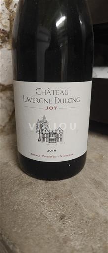 Bordeaux Bordeaux supérieur Château Lavergne Dulong Joy 2019