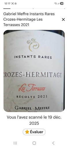 Рона долина Кроз-Ермитаж Gabriel Meffre Les Terrasses Instants Rares 2021