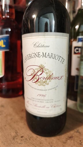 Burdeos Bordeaux Château Lavergne-Mariotte 1996