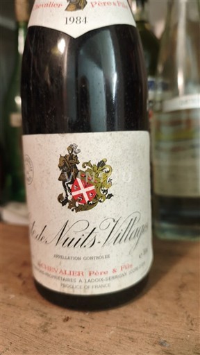 Weine Rouge sec Chevalier Pères & Fils 1984 Frankreich Burgund Côte de Nuits Villages AOC