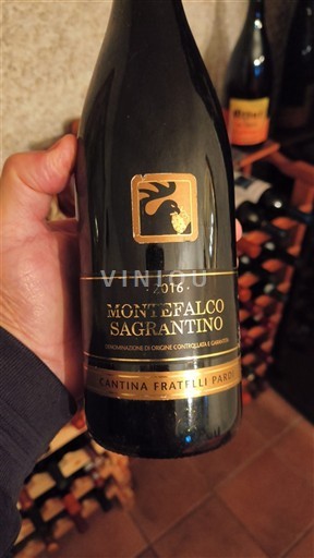 Umbrija Монтефалко Сагрантино Cantina Fratelli Pardi 2016