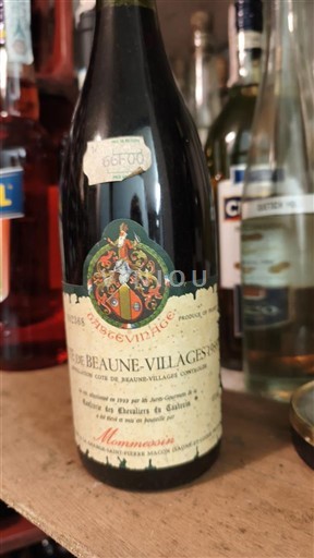 Burgundi Côte de Beaune fshatrat Montmorin 1990