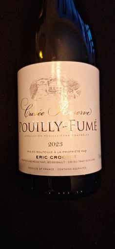 Loirevallei Pouilly-fumé Eric Crochet Réserve 2023